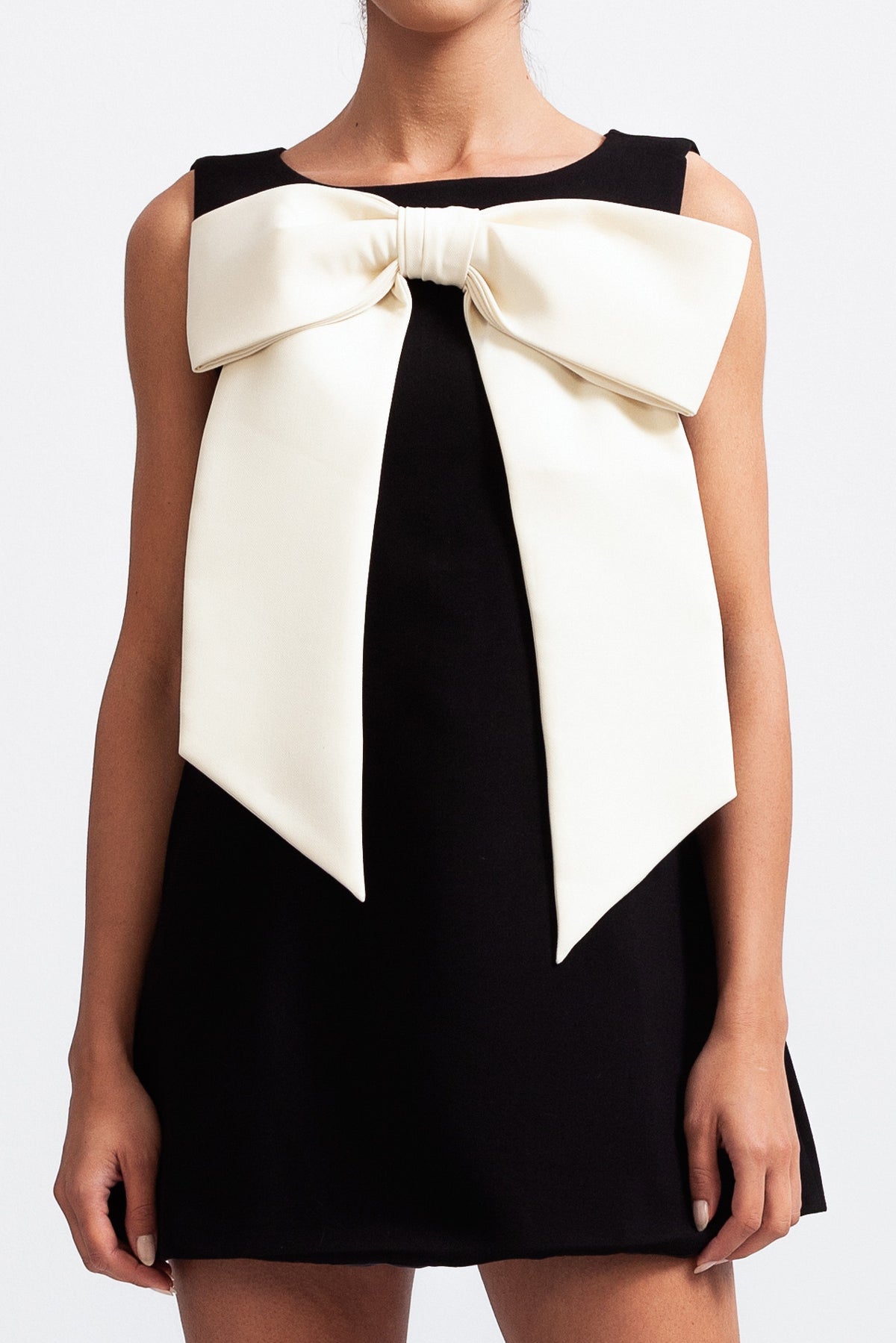 Big Ribbon Bow Sleeveless Dress
