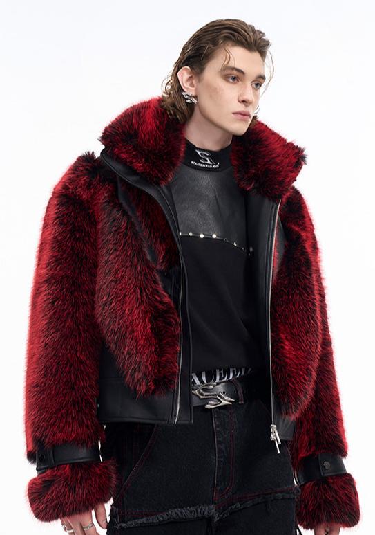 Fury Faux Fur Leather Jacket