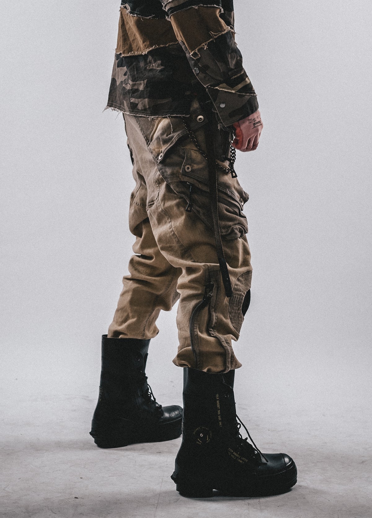 Apocalyptic Desert Wasteland Style Cargo Pants