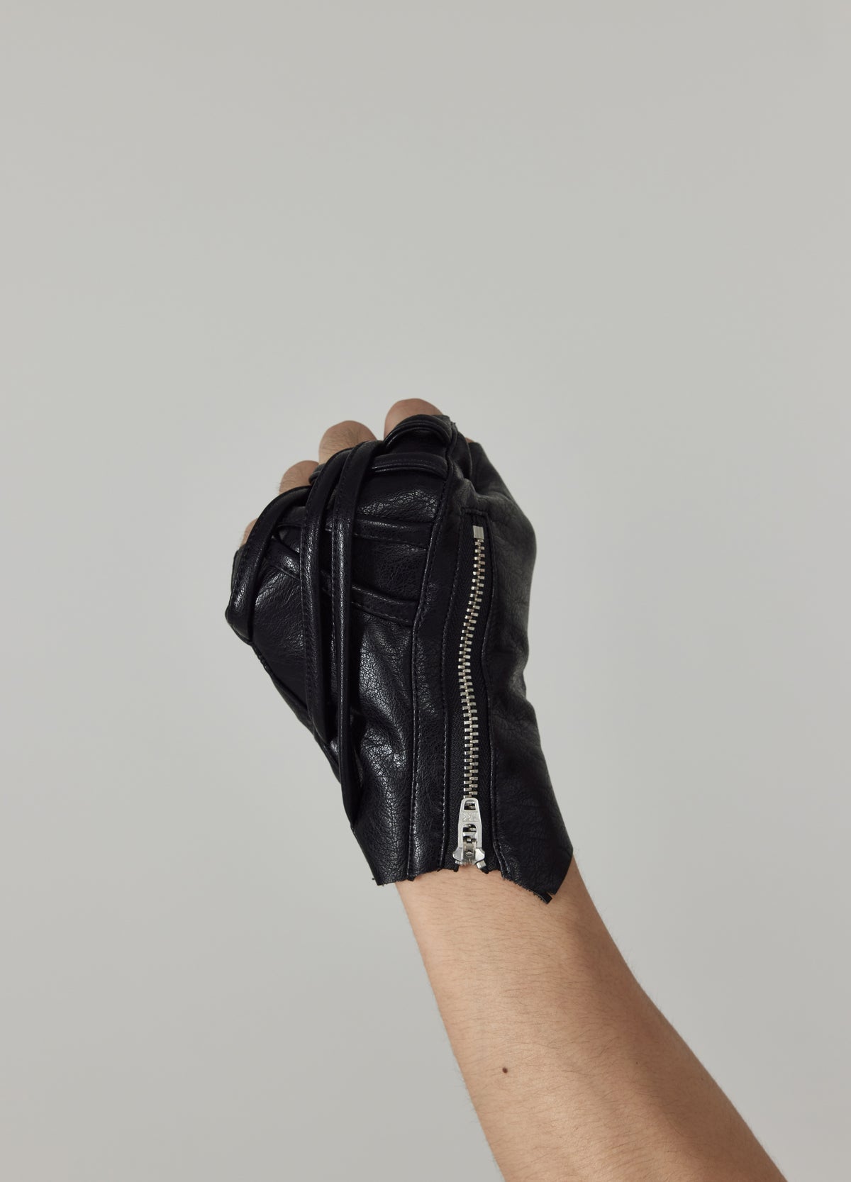 Tactical Mechanics Biker Style Leather Gloves