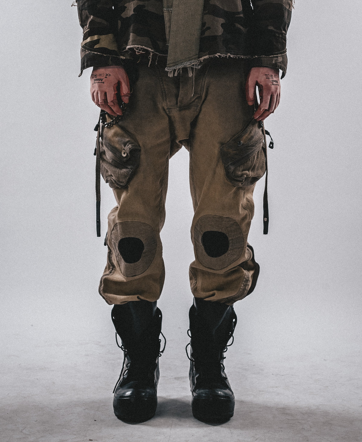 Apocalyptic Desert Wasteland Style Cargo Pants