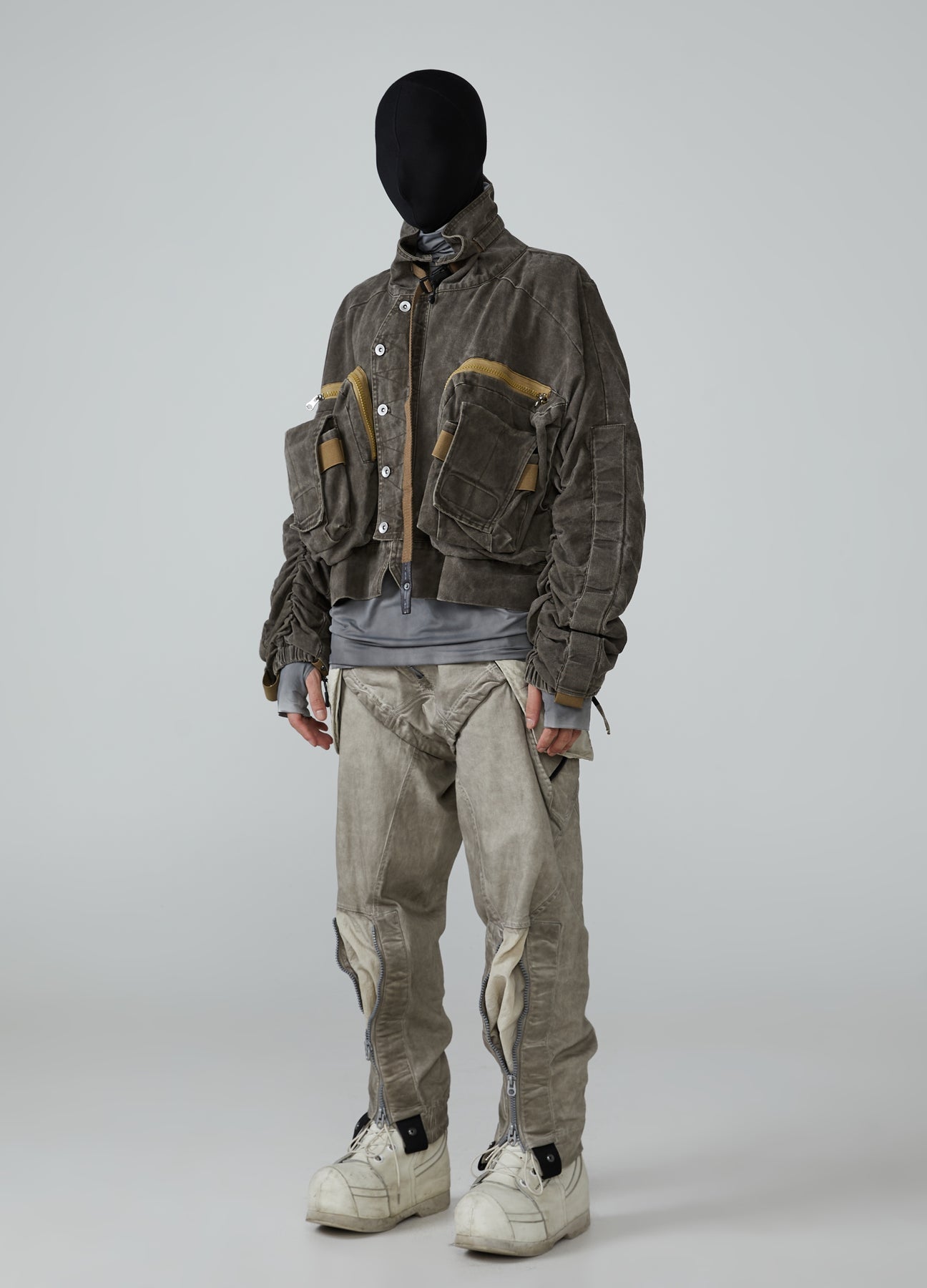 Wasteland Distressed Pocket Style Cargo Jacket