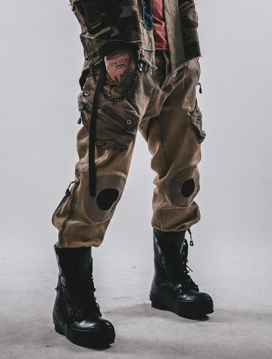 Apocalyptic Desert Wasteland Style Cargo Pants