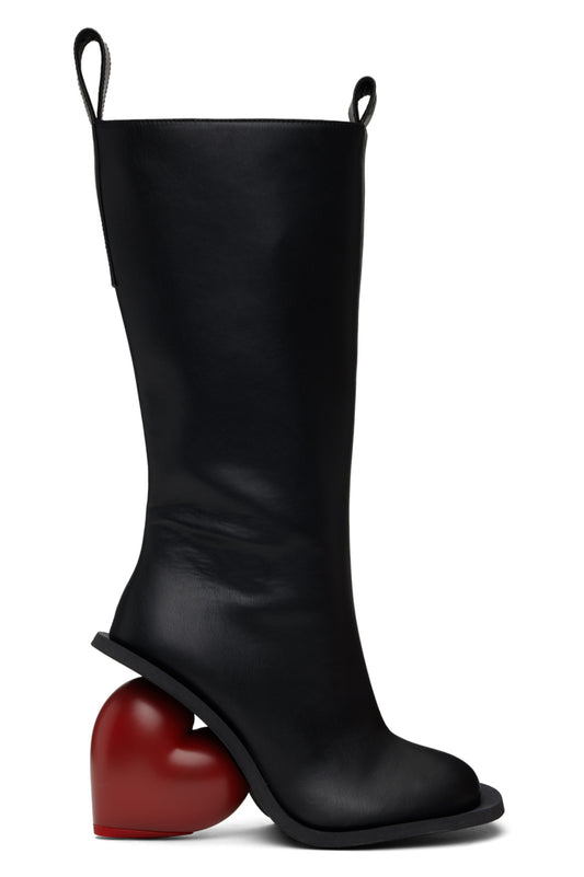 Love Heart High-Heeled Boots