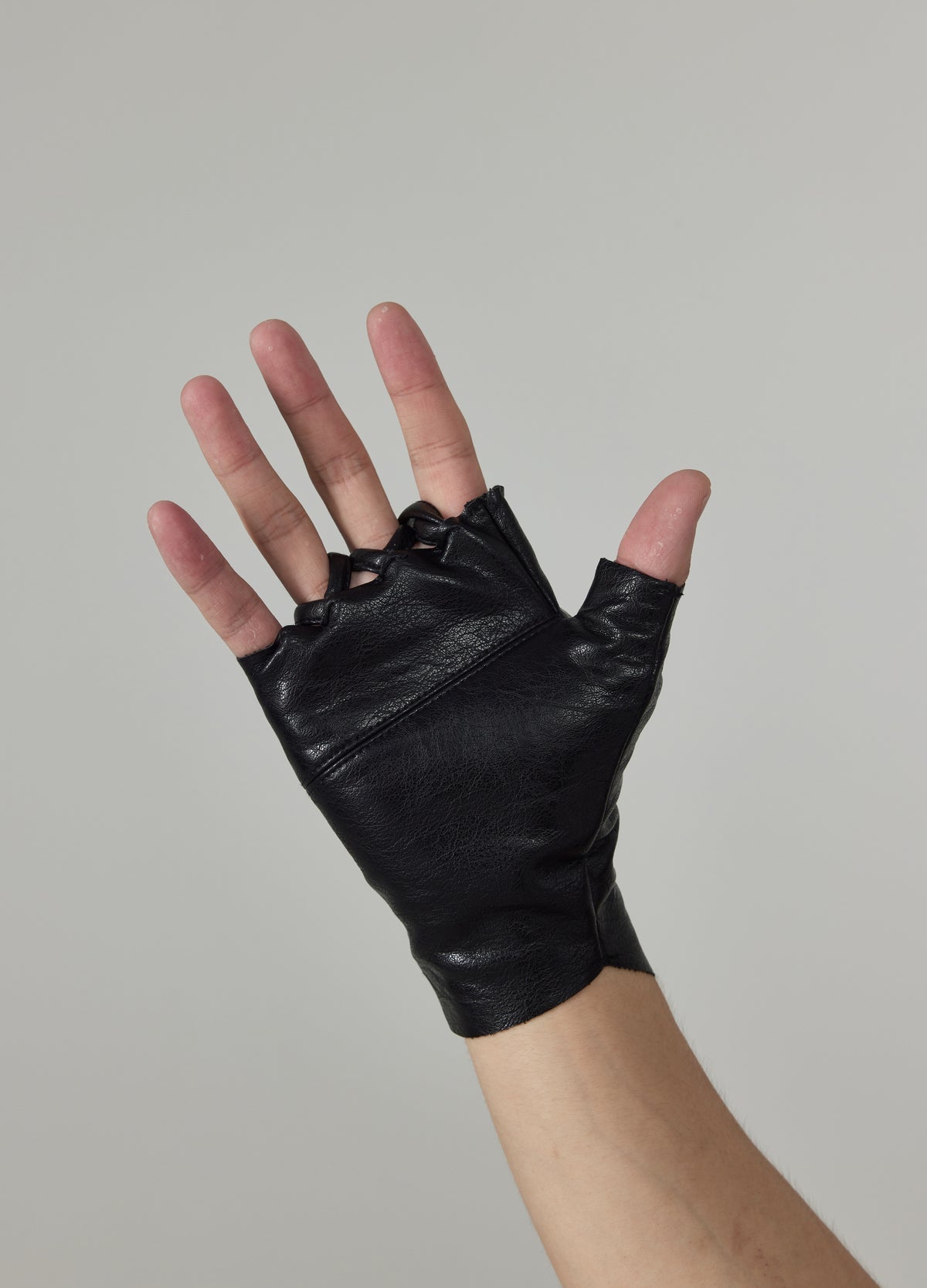 Tactical Mechanics Biker Style Leather Gloves