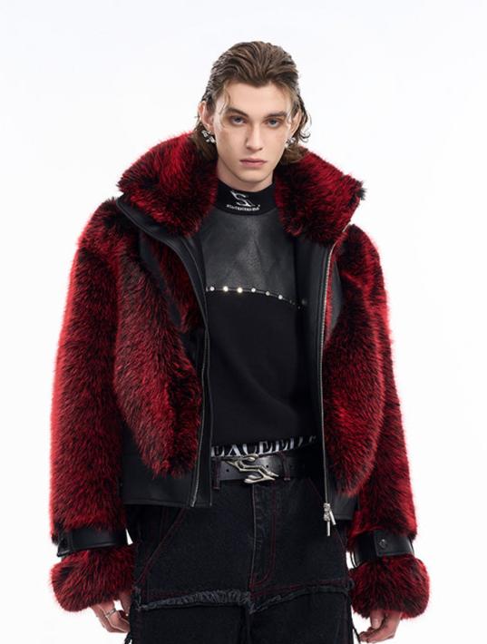 Fury Faux Fur Leather Jacket