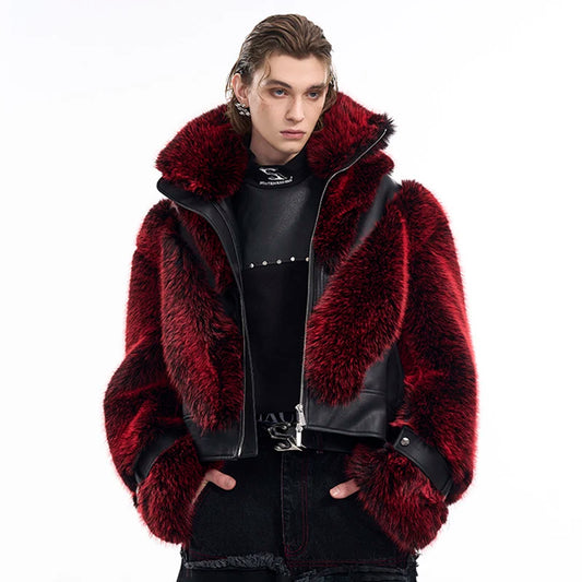 Fury Faux Fur Leather Jacket